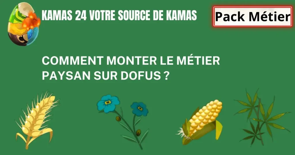 Monter Metier Paysan Sur dofus 2024